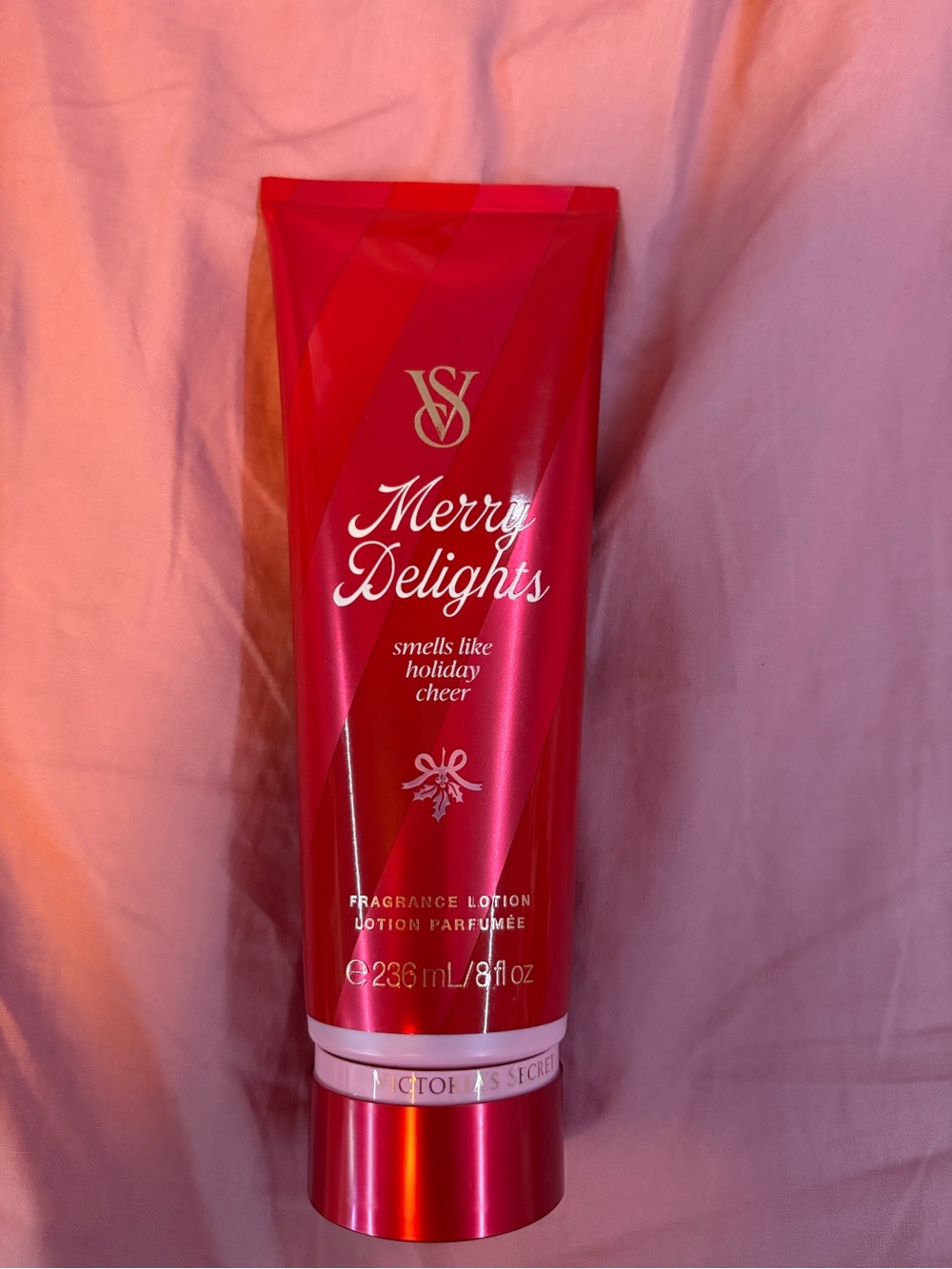 Victoria's Secret Merry Delights Fragrance Lotion - Red